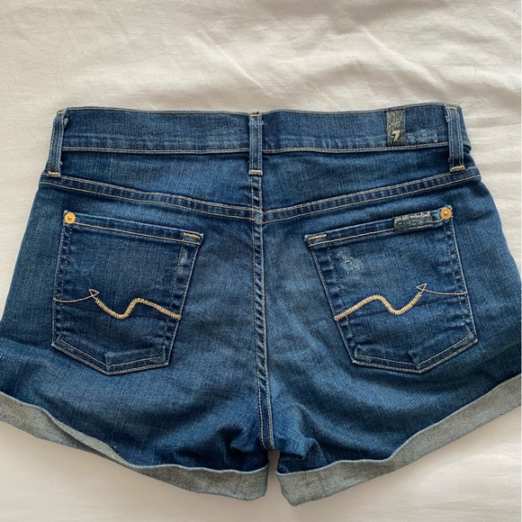7 For all mankind jean shorts - Picture 2 of 2
